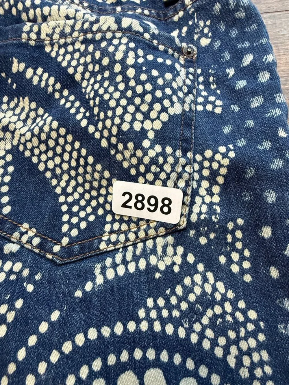 Women's Free People Bleached jeans Sz 31 Boho Fesitval Jeans - Picture 4 of 15